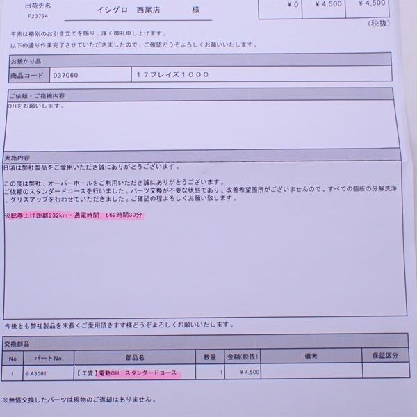 １７プレイズ１０００